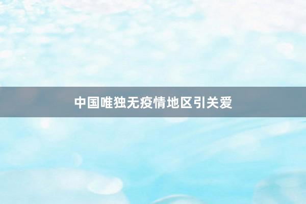 中国唯独无疫情地区引关爱
